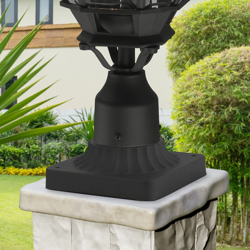 Padma Pier Mount Base, Textured Black