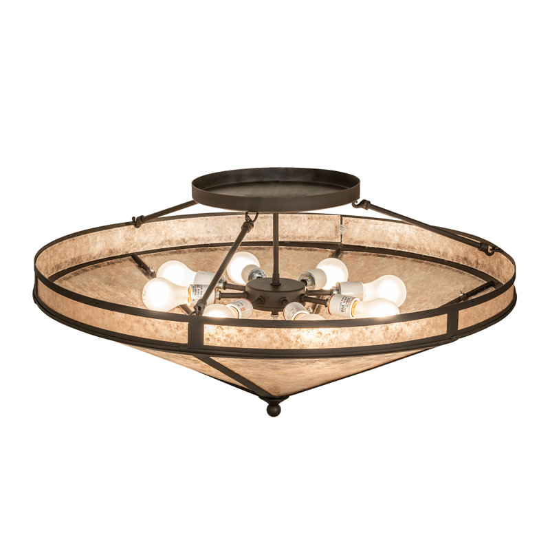 8 - Light Semi Flush Mount