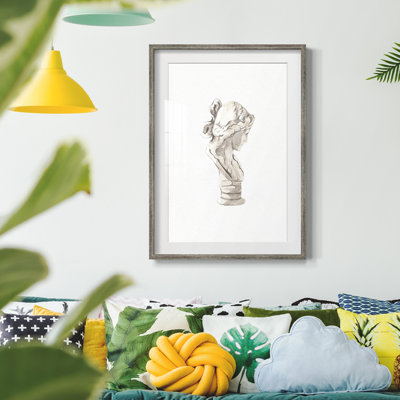 Vintage Sketch XII -Framed Print