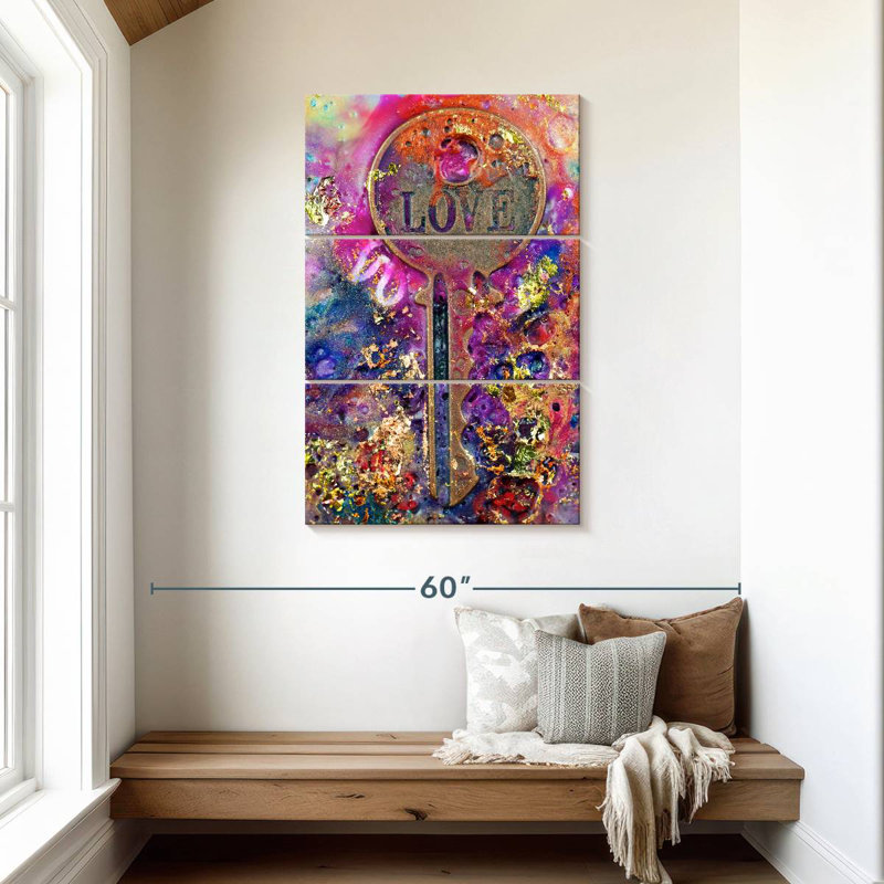 Hardie Key, 45" H x 28" W