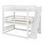 Triple lit superposé avec escalier de rangement-1725173988