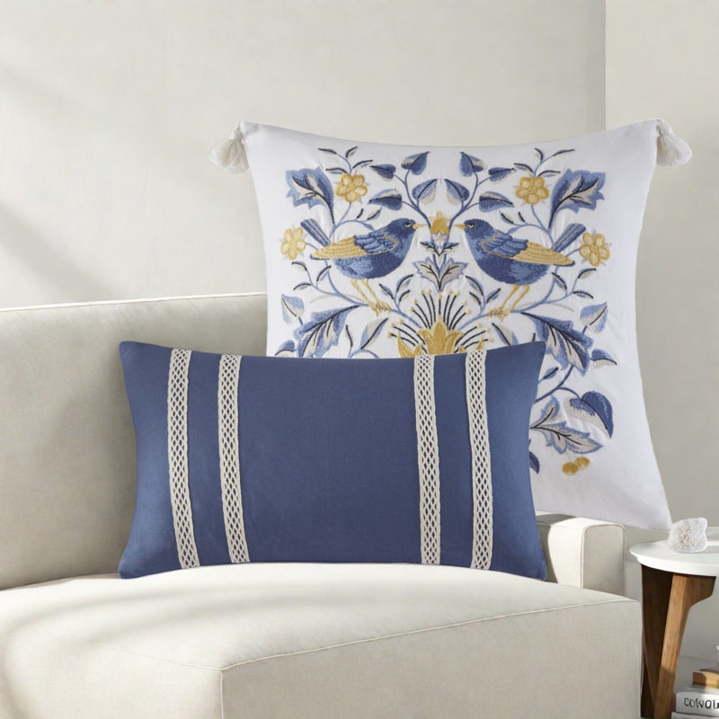 Oversized Cotton Full Bedding Sets, Botanical Farmhouse Style For Home
