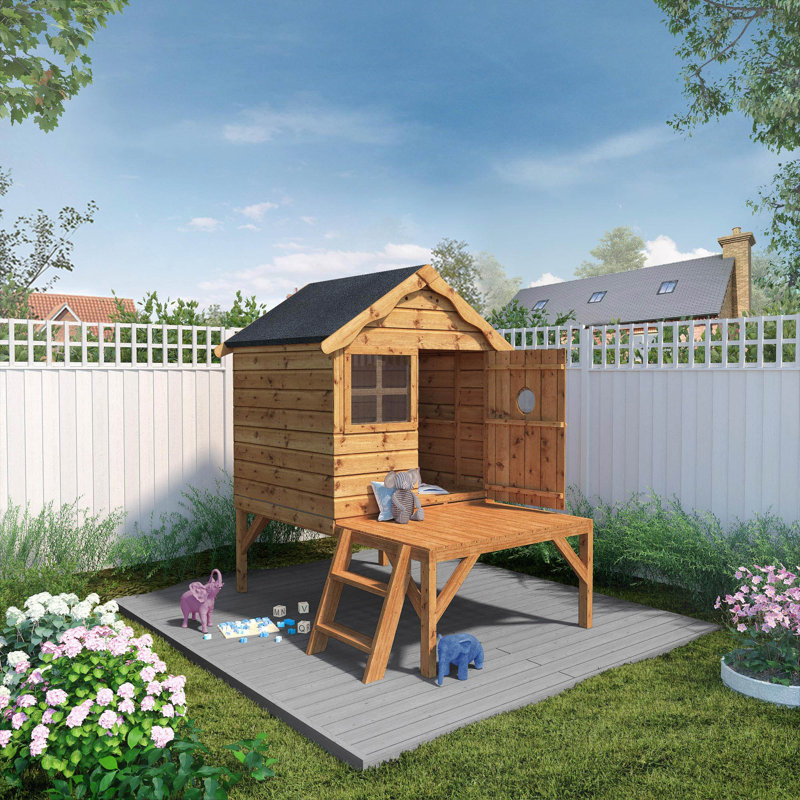 Mercia Snug Playhouse with Tower, No