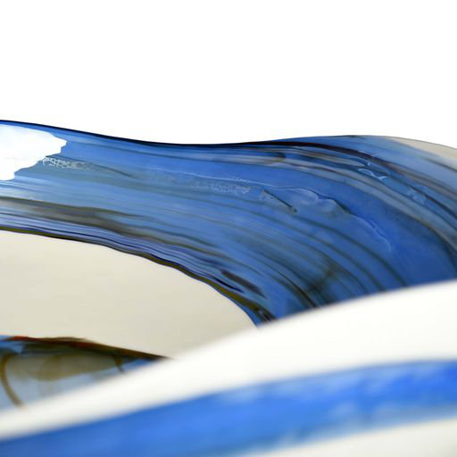 Murano Glass Specialty Vessel Bathroom Sink, Marina