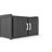 31.92"W 8 Pair Shoe Shoe Storage Cabinet With 2 Doors And Adjustable Shelves(Black)-1047923489