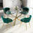 47in Round Glass Dining Set-2106270932-2106270938-2087754965