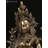 Brass Green Tara Goddess Statue, 14 in. Tall     Tibetan Buddhist Figurine for Meditation Room & Spiritual Altar