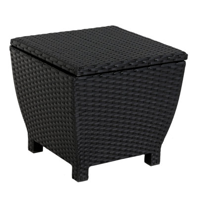 Petite boîte de rangement d'extérieur avec couvercle