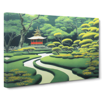 Japanese Garden Pond Vol.3 - Wrapped Canvas