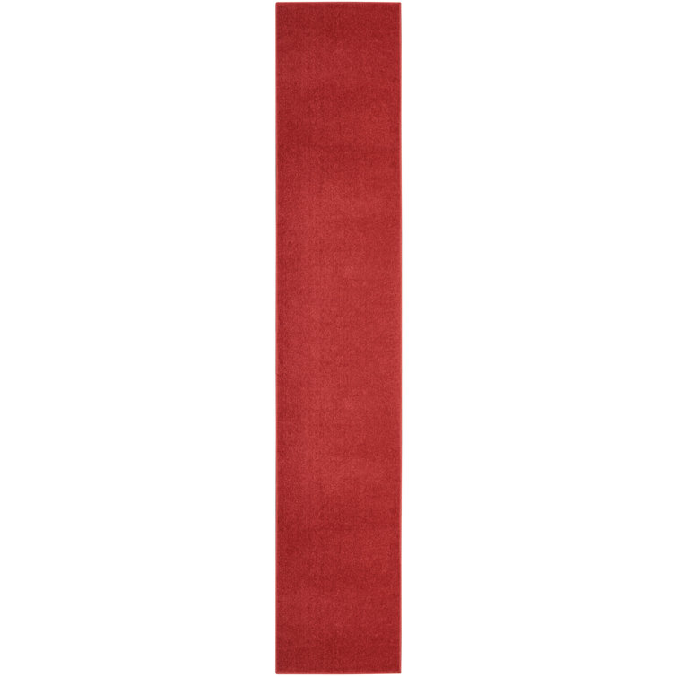 Nourison Essentials Brick Red Indoor/Outdoor Area Rug