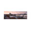 Panoramic Sunset Over The River Seine, Paris by Matteo Colombo - No Frame Panoramic Print on Canvas-1928481183