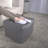 Candy Contemporary Faux Leather Square Pouf-106806852