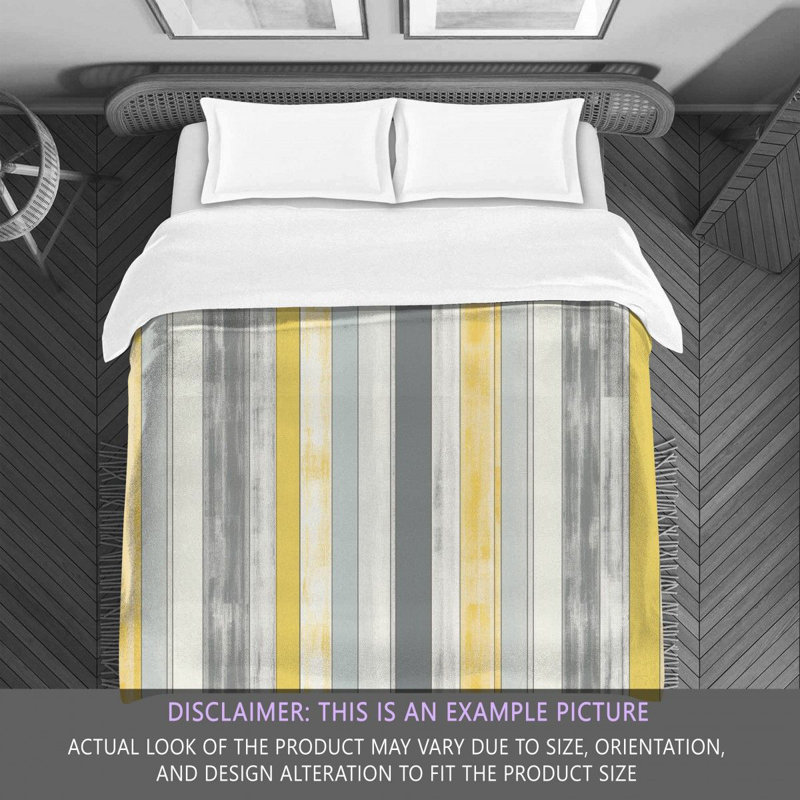 Vertical Striped Bedding, Queen Comforter
