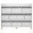  Claude Mid Century Style 10-cube Bookcase, Bookshelf, Storage Organizer With Wood Legs, White