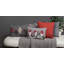 Housse de coussin en polyester Paoli Pom-poms