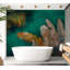 Murale abstraite pelez et collez - Jungle verte exotique-1379049142