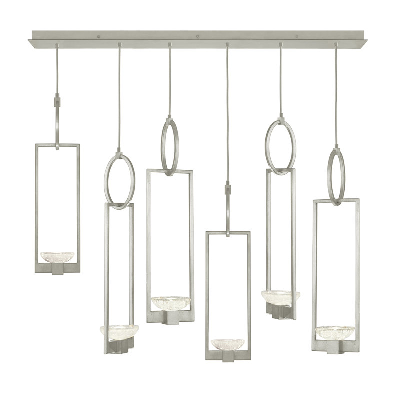 Delphi 6 - Light Pendant, Silver