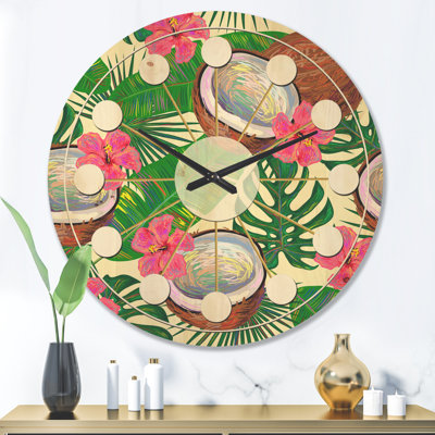 Solid Wood Wall Clock