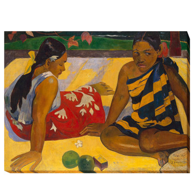 " What News " by Paul Gauguin
