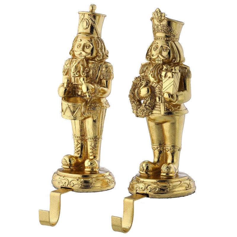 10.5" Nutcracker Stocking Holder 