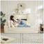 Canapé-lit 78,5 po en velours côtelé semi-circulaire 2-en-1, fauteuil inclinable avec coussins décoratifs et 5 coussins décoratifs