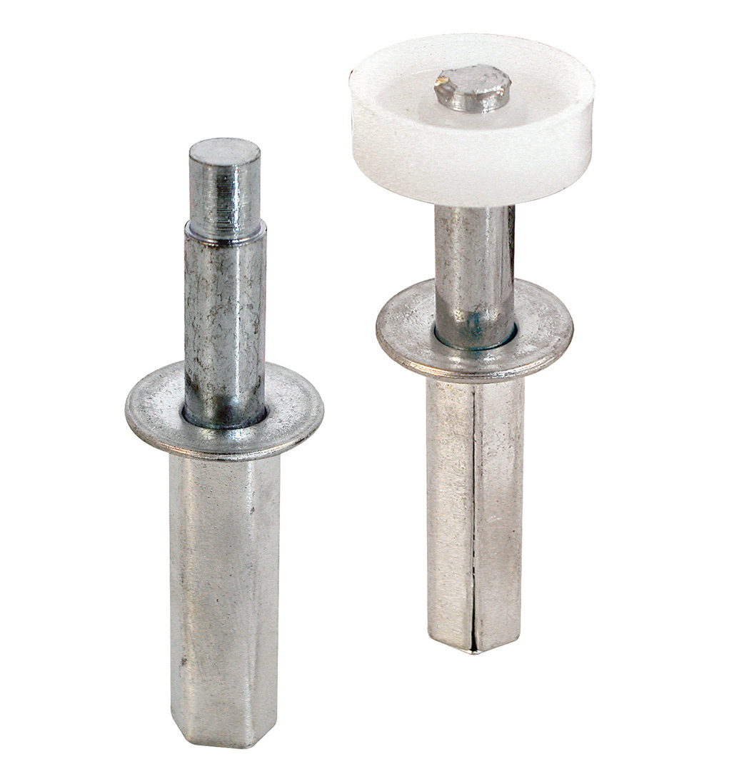 Prime-Line Bi-Fold Door Top Pivot and Guide Set, 7/16 in. Steel Housing (Set of 2) Prime-Line