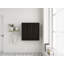 Combo armoire murale 36 po avec porte à fermeture douce, finition chêne foncé, organisateur de rangement de salle de bain 3 pièces avec tablettes intérieures pour petits espaces