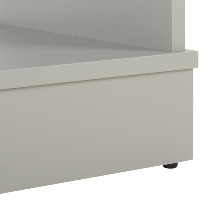Table d'appoint Shafa, Gris clair