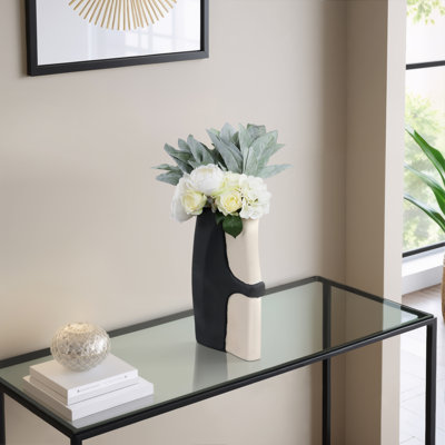 Ivy Bronx Concord Large Black Omix Vase