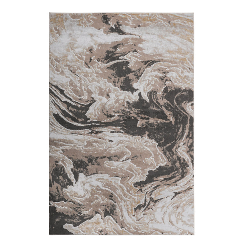 Abstract Non-Shedding Living Room Bedroom Dining Home Office Stylish And Stain Resistant Area Rug, Rectangle 7'9" x 10'