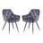 18'' H Tufted Velvet Armchair-1601370382