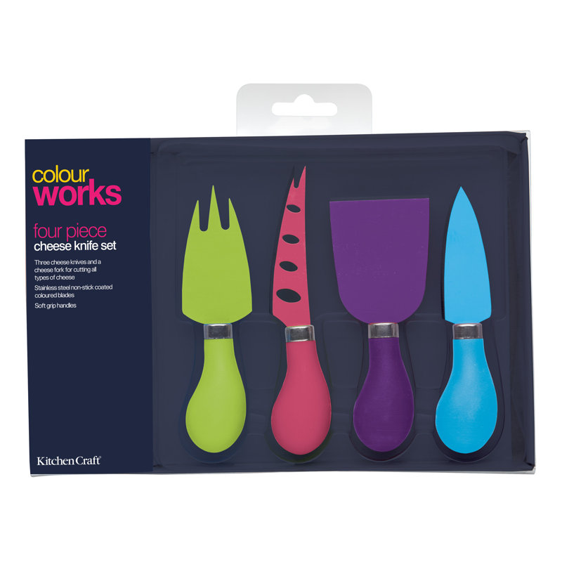 Colourworks Brights Cheese Knife Set