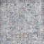 Tapis gris clair et bleu délavé délavé