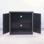 Buffet à porte en miroir noir-1126648918