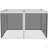 Outsunny 10' X 12' Replacement Mesh Sidewall Netting For Patio Gazebos And Canopy Tents With Zippers (Sidewall Only)-123312155-123312157