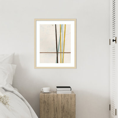Tangle No. 2 by June Erica Vess Wood Framed Wall Art Print