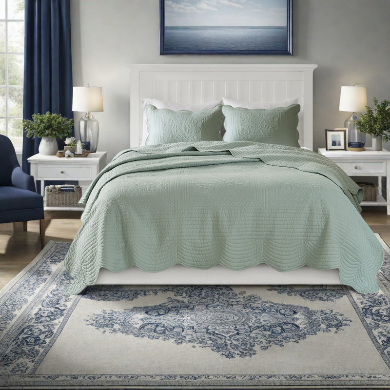Reversible Bedding Sets Microfiber Full Queen Farmhouse Quilt For Home