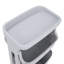 PP Laundry Room Organizer with Wheels