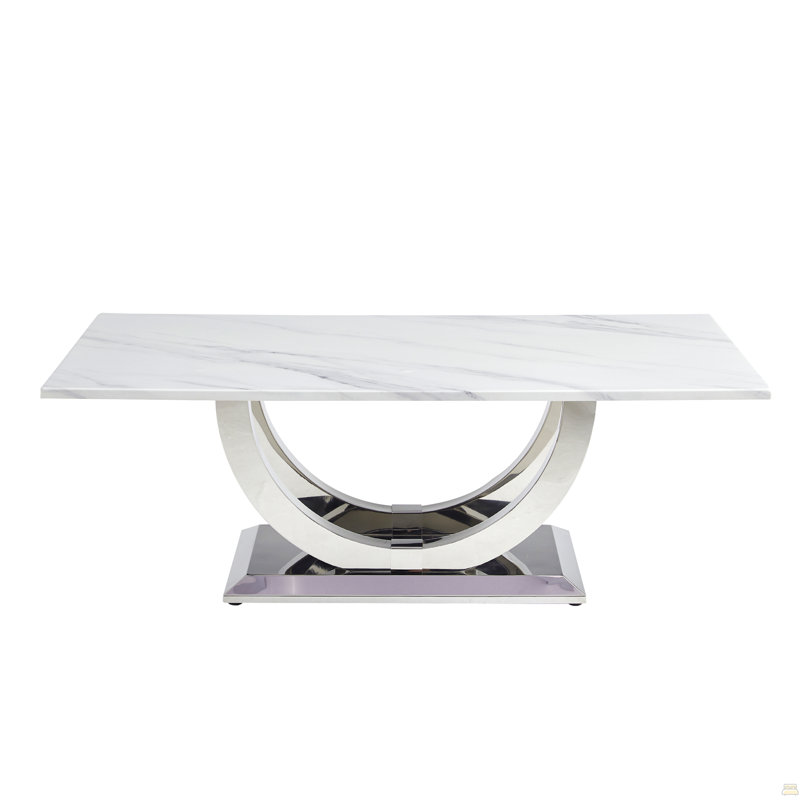 50.4 Inch Modern Rectangular Coffee Table