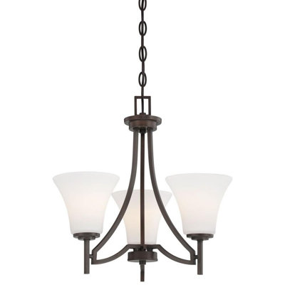 Lustre empire classique / traditionnel à 3 lumières