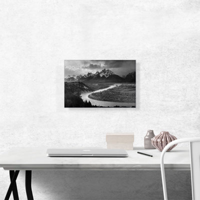 " The Tetons Snake River Grand Teton National Park Wyoming " by Ansel Adams