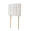 Tête de lit à dortoir avec pieds Tavira Allure® College - Dreamy Cloud - Boucle blanc