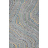Rapids Hand Tufted PET Indoor/Outdoor Rug in Gray/Multi