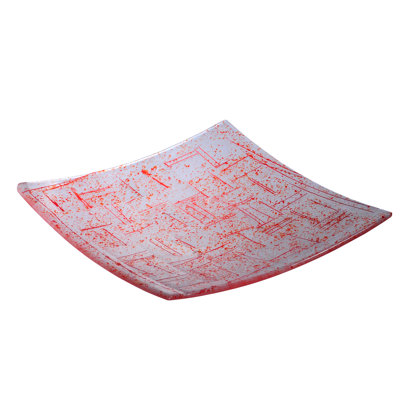 Kayme Tangerine 19" Dinner Plate