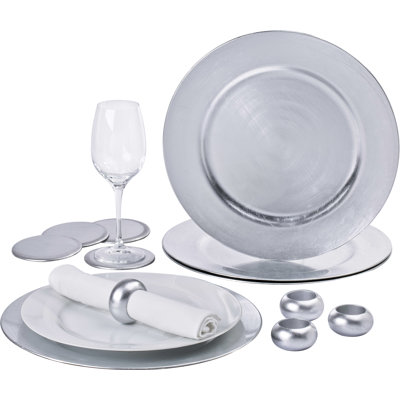 12pc Charger Plate Set