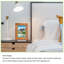 Présentoir à livres en acrylique avec cadre photo transparent pour la décoration de bureau à domicile ou sur un bureau.