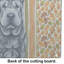 Planche à découper en verre Black Shar Pei