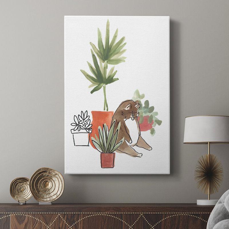 PurrfectPlants II - Cavas de galerie sur mesure