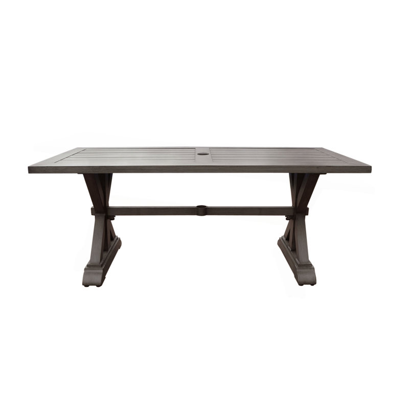 Modern Outdoor Aluminum Dining Table