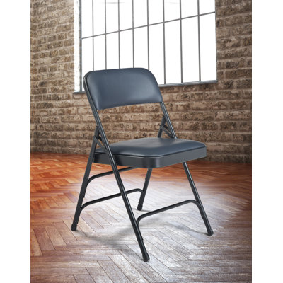 Ensemble de 8 chaises pliantes empilables en vinyle National Public Seating